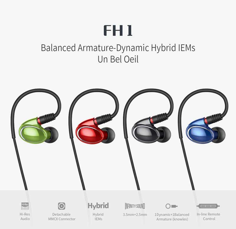 FiiO หูฟัง In-Ear รุ่น FH1