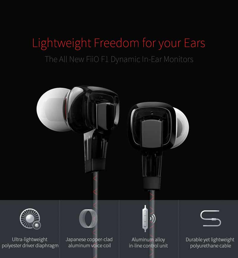 FiiO หูฟัง In-Ear รุ่น F1