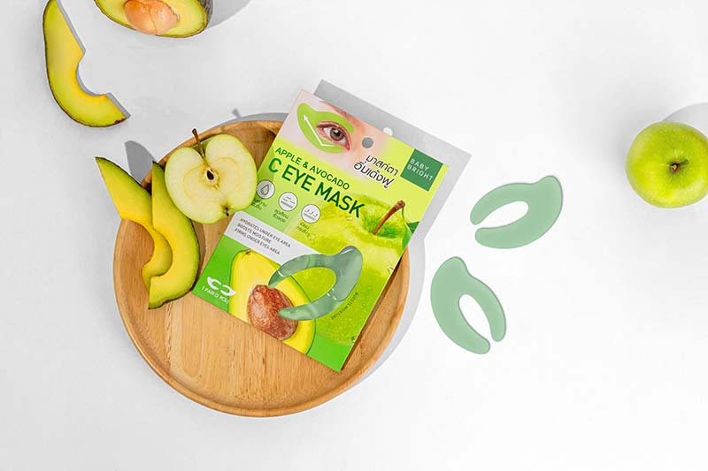 Baby Bright มาส์กรอบดวงตา Apple & Avocado C Eye Mask 3.5 กรัม (1 คู่)