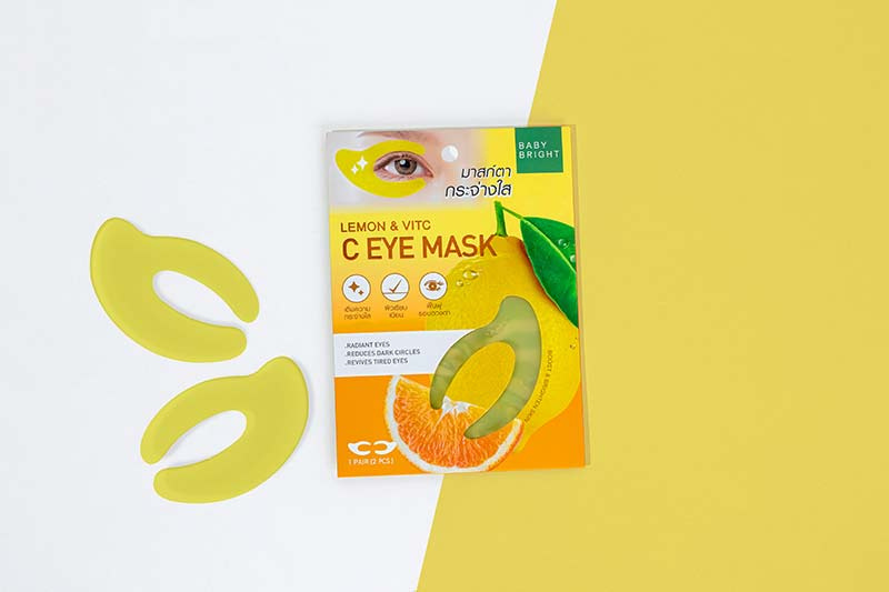 Baby Bright มาส์กรอบดวงตา Lemon & VitC C Eye Mask 3.5 กรัม (1 คู่)