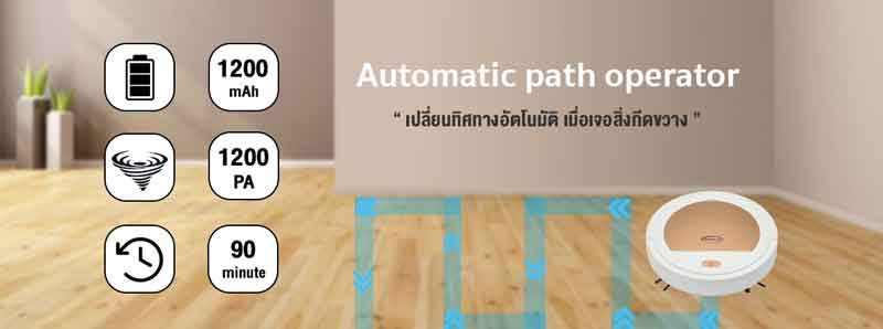 Gmax หุ่นยนต์ดูดฝุ่นอัตโนมัติ 3in1 รุ่น VC-901