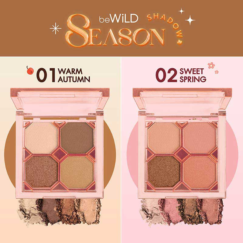 beWild พาเลทอายแชโดว์ Season Shadow 4.8 กรัม