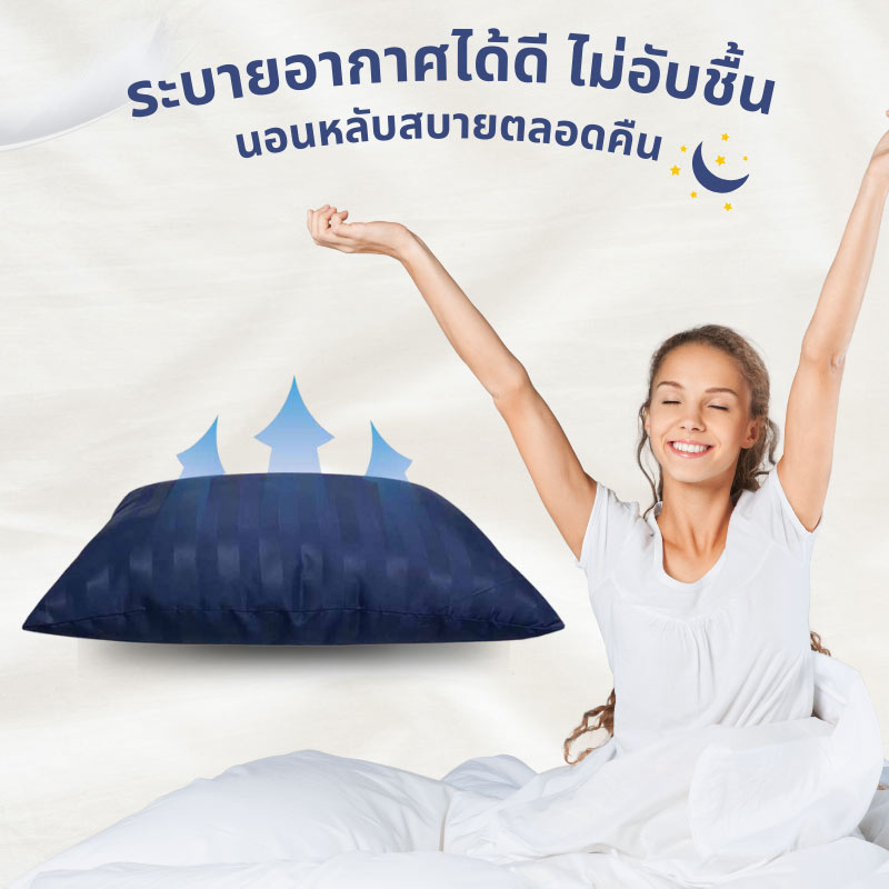 DD Bedding หมอนหนุน รุ่น Compact กรมท่า