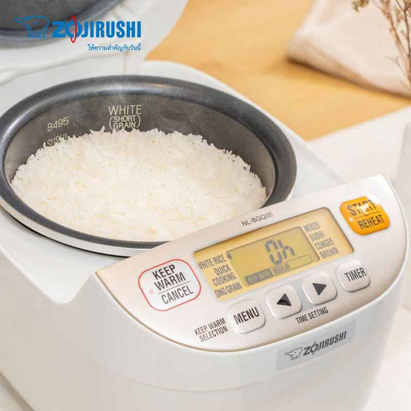 Zojirushi หม้อหุงข้าว 0.5 ลิตร รุ่น NL-BGQ05