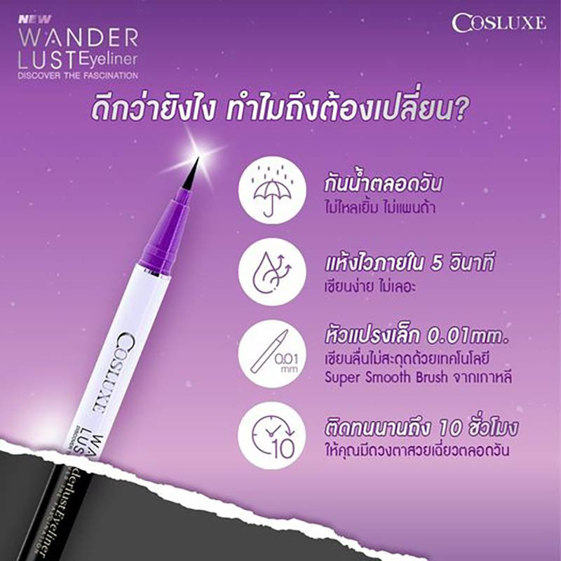 COSLUXE เมคอัพรีมูฟเวอร์ Eye & Lip Remover 100 มล.