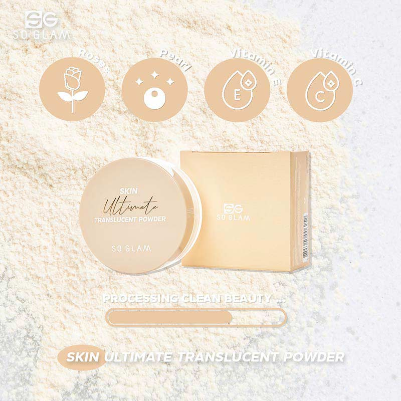 So Glam แป้งฝุ่นโปร่งแสง Skin Ultimate Translucent Powder 10 กรัม