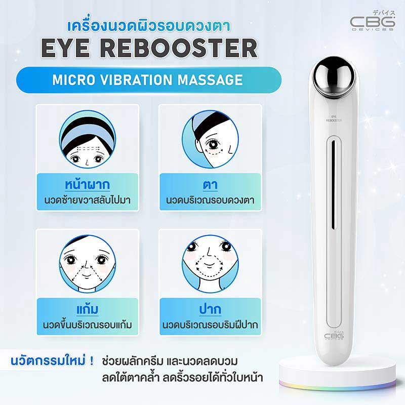 CBG Devices Eye Rebooster เครื่องดูแลผิวรอบดวงตา 