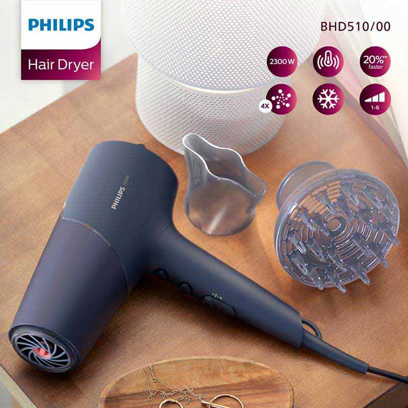 Philips ไดร์เป่าผม 2300W รุ่น BHD510-00