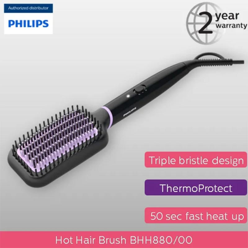 Philips หวีแปรงจัดแต่งทรงผมไฟฟ้า รุ่น BHH880-00