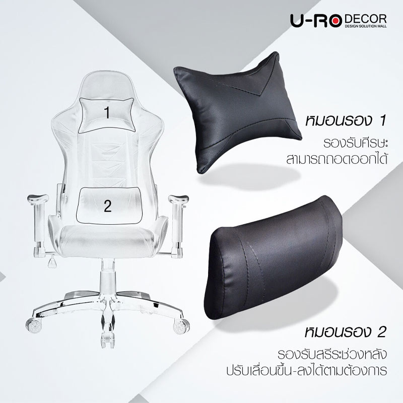 U-RO DECOR เก้าอี้เล่นเกมส์ปรับนอนได้ รุ่น ROBOT