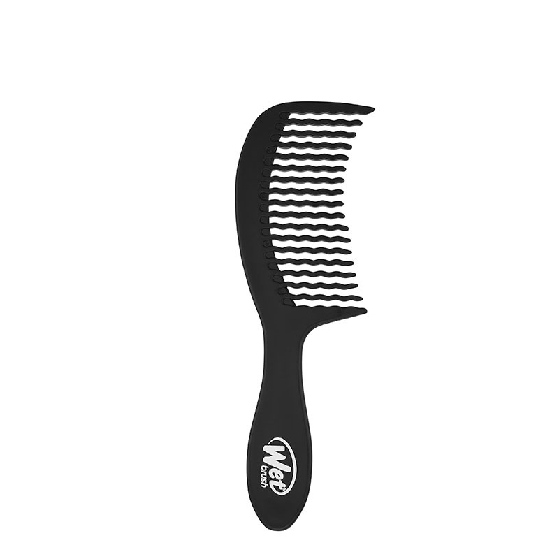 WET BRUSH หวีซี่หยัก รุ่น DETANGLING COMB สีดำ