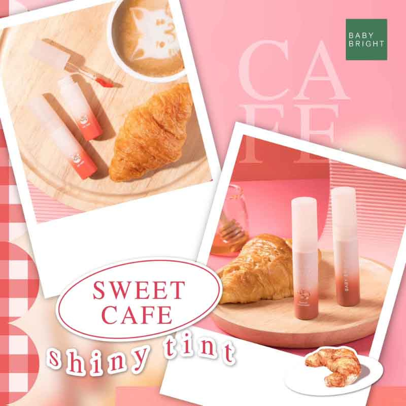 Baby Bright ลิปทินท์ Sweet Cafe Shiny Tint 2.8 กรัม