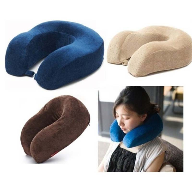 หมอนรองคอ พร้อมกระดุม Neck Pillow