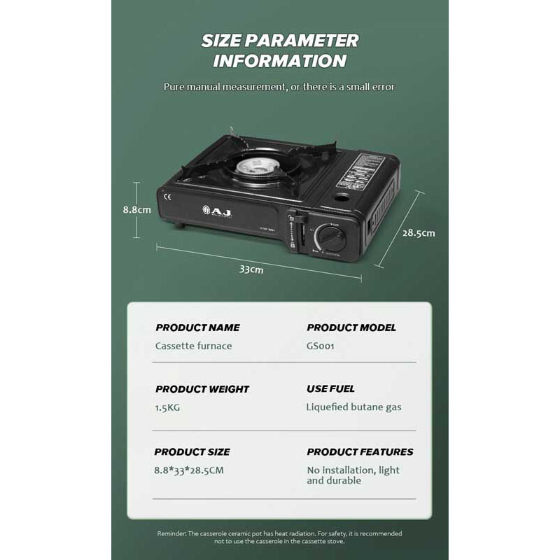 AJ เตาแก๊สปิกนิค รุ่น AJ GS-001