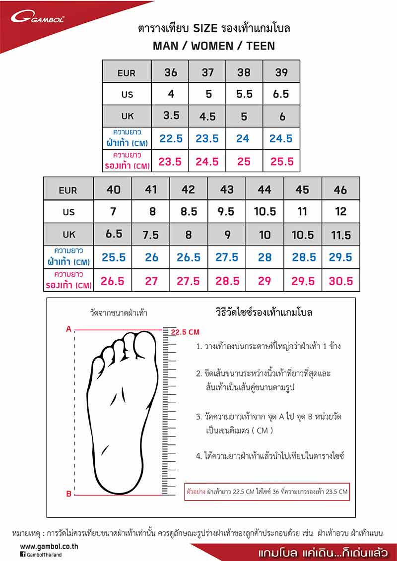 GAMBOL Sandal รองเท้าผู้ชาย รุ่น GM11416