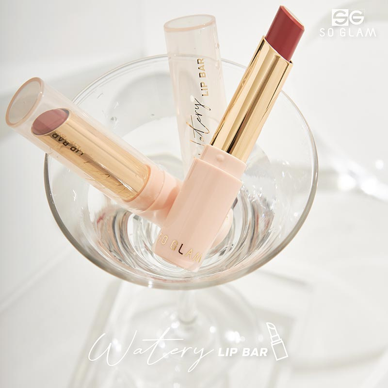 So Glam ลิปกลอส Watery Lip Bar 3 กรัม