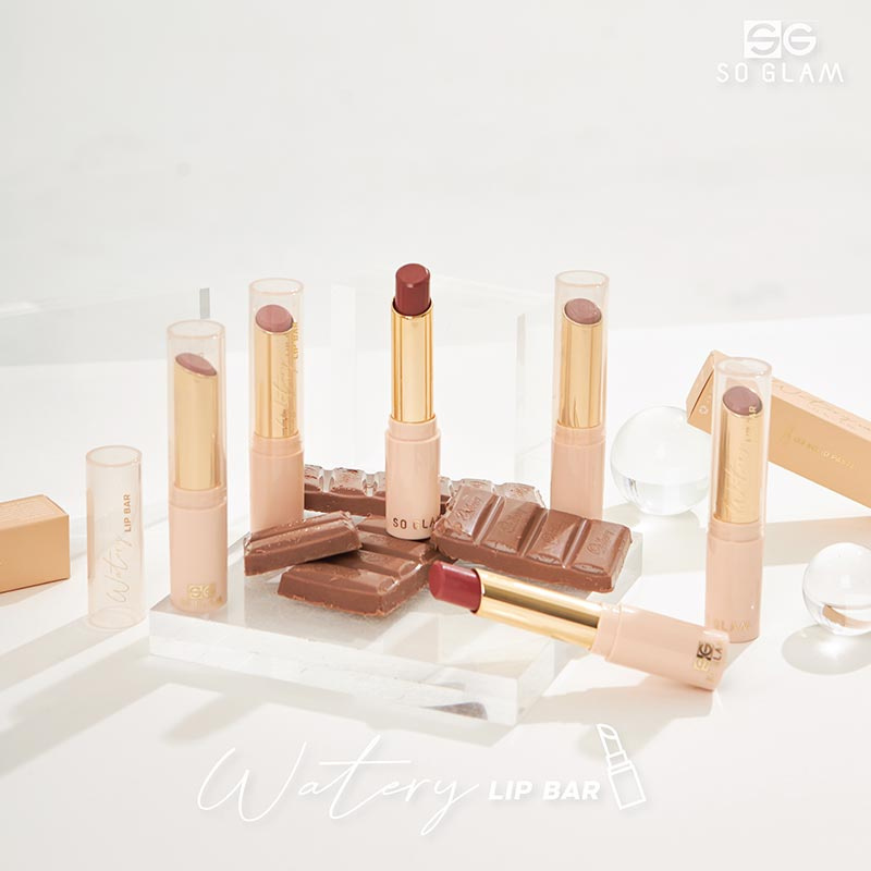 So Glam ลิปกลอส Watery Lip Bar 3 กรัม