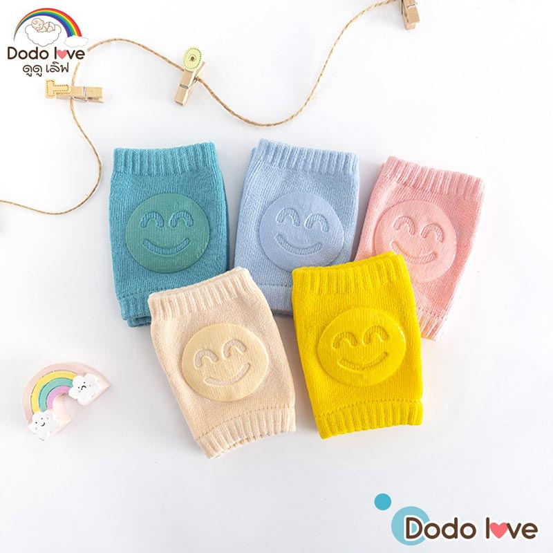 DODOLOVE สนับเข่าเด็ก สำหรับเด็กน้อยหัดคลาน สีเขียว