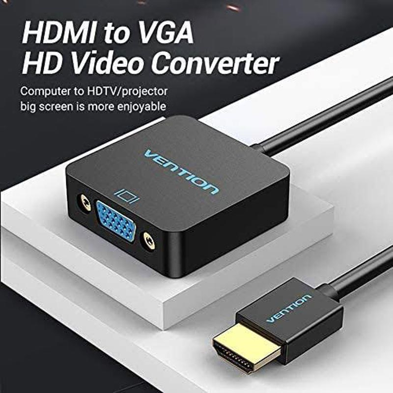 Vention สายแปลง HDMI เป็น VGA (ACRBB) 15 ซม.