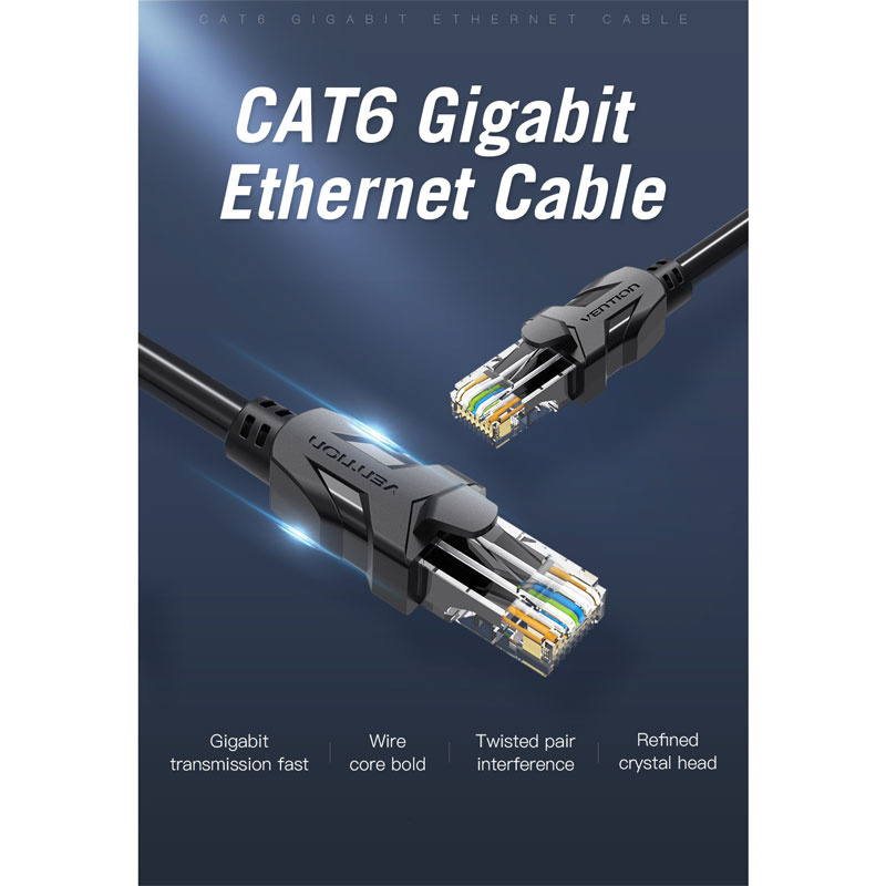 Vention สายแลน Cat6 UTP (IBBBH) 2 เมตร