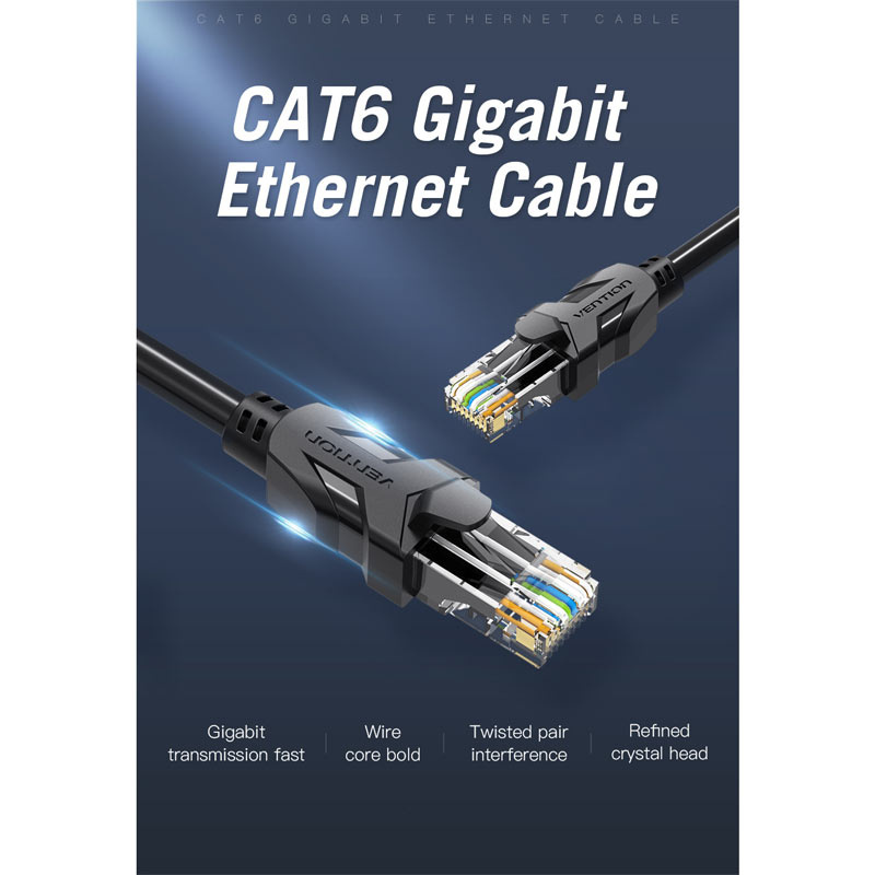 Vention สายแลน Cat6 UTP (IBBBI) 3 เมตร