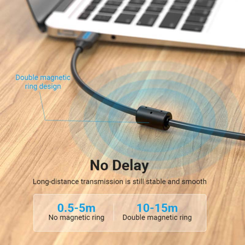 Vention สายแปลง USB2.0 A เป็น USB2.0 B Print Cable (COQBI) 3 เมตร