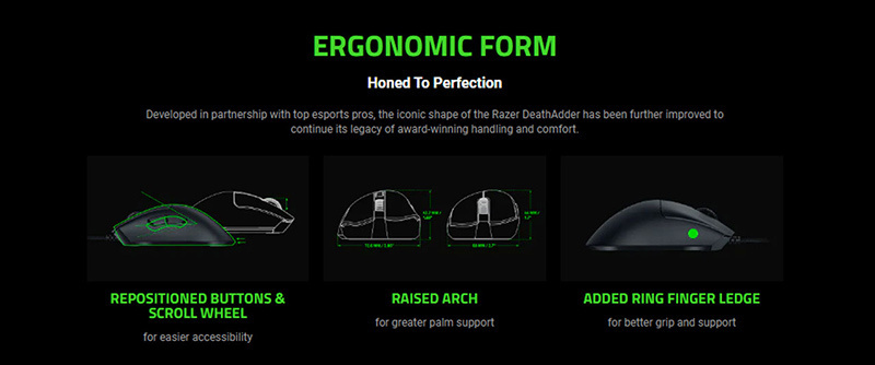 Razer เมาส์เกม Optical DeathAdder V3