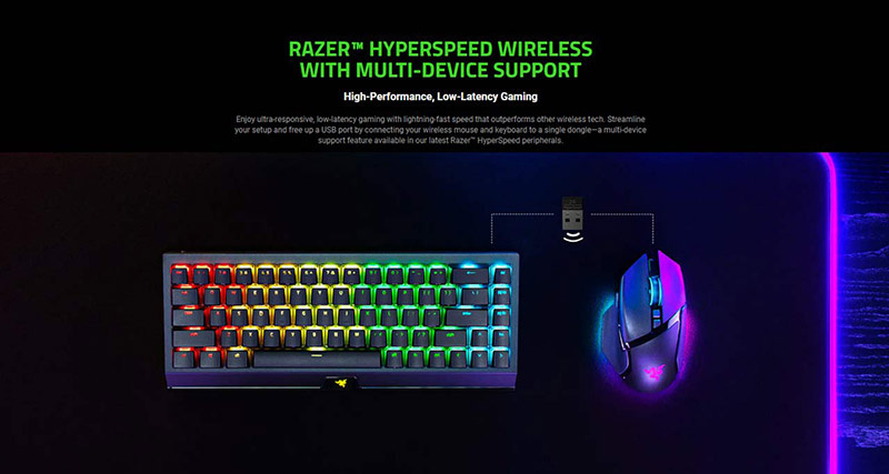 Razer เมาส์เกมไร้สาย Basilisk V3 Pro