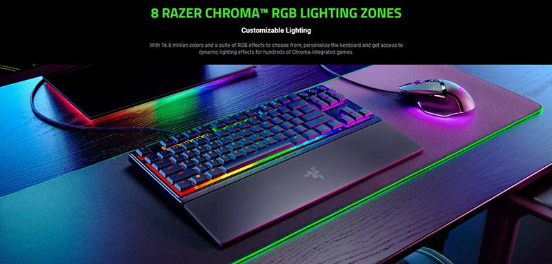 Razer คีย์บอร์ดเกม Ornata V3 TKL (THAI)