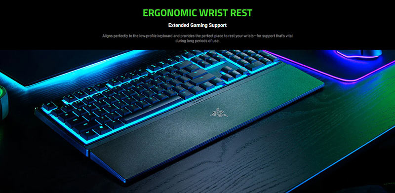 Razer คีย์บอร์ดเกม Ornata V3 X (THAI)