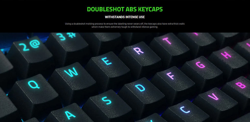 Razer คีย์บอร์ดเกม BlackWidow V4 Pro Green Switch (THAI)