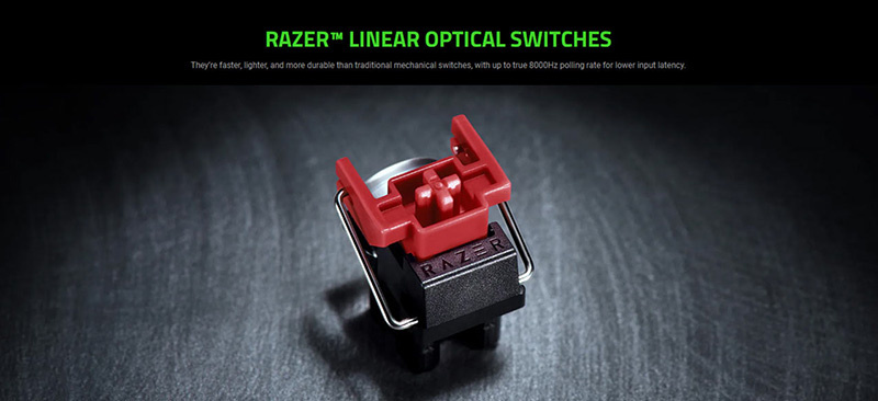 Razer คีย์บอร์ดเกม Huntsman V2 Linear Optical Switch (EN)