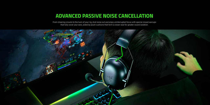 Razer หูฟังเกม BlackShark V2 X USB