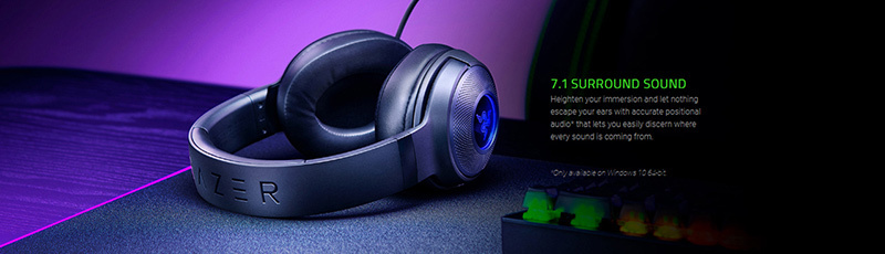 Razer หูฟังเกม Kraken V3 X