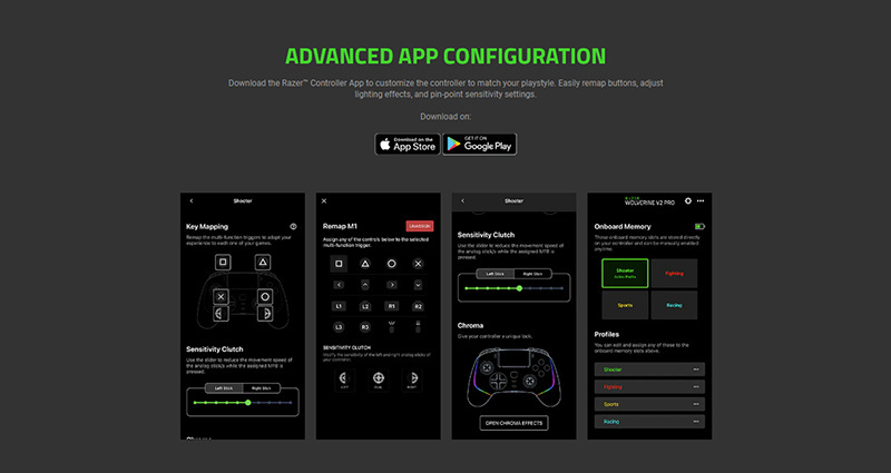 Razer อุปกรณ์บังคับเกม Wolverine V2 Pro