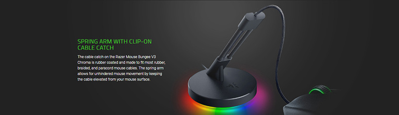 Razer อุปกรณ์จัดสายเมาส์ V3 Chroma