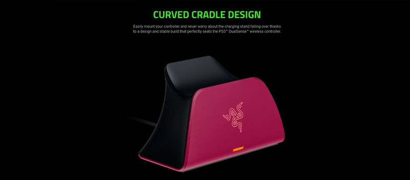 Razer แท่นชาร์จอุปกรณ์ควบคุมเกม Quick Charging Stand for PS5