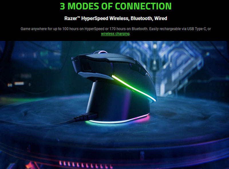 Razer เมาส์เกมไร้สาย Cobra Pro