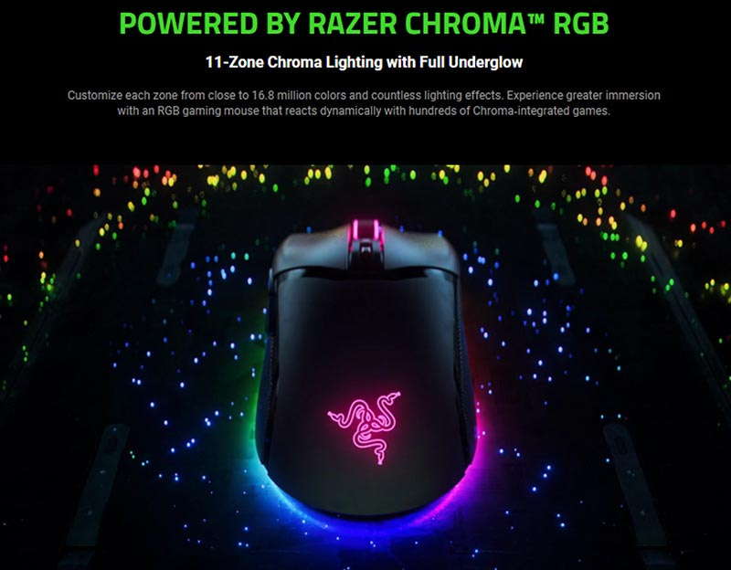 Razer เมาส์เกมไร้สาย Cobra Pro