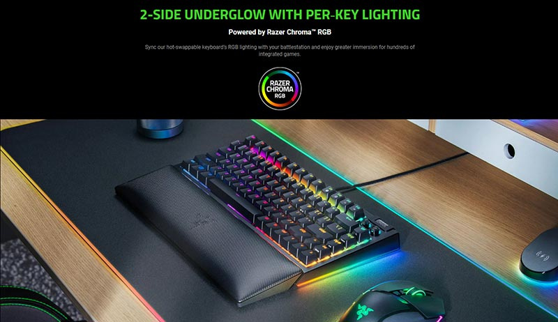 Razer คีย์บอร์ดเกม BlackWidow V4 75% (EN)