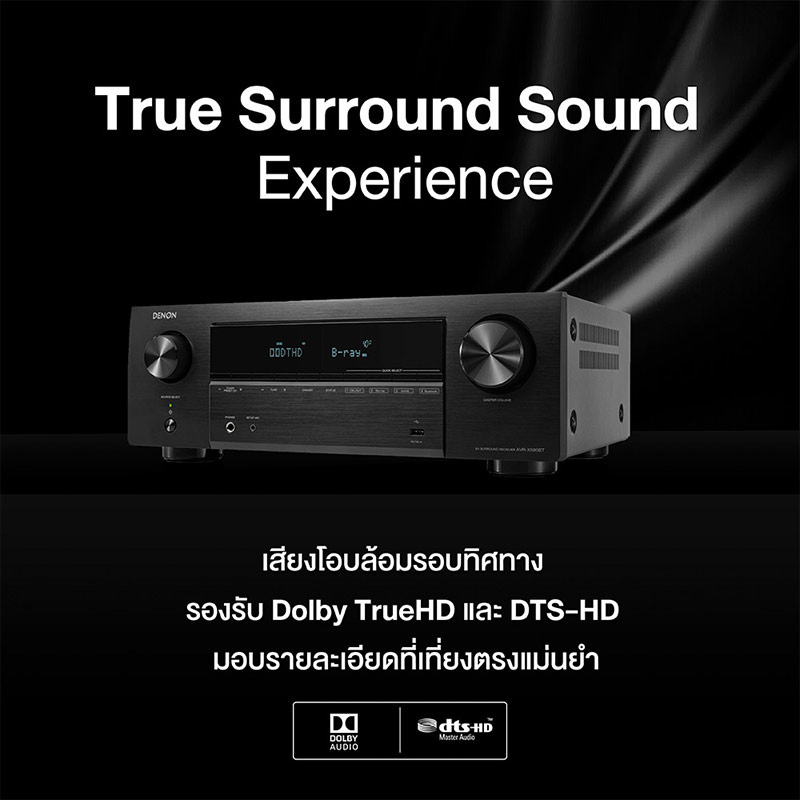 Denon AV Receiver รุ่น AVR-X580BT