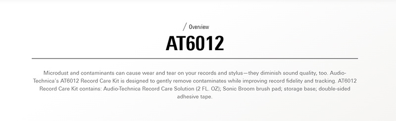 Audio Technica ชุดทำความสะอาด รุ่น AT6012