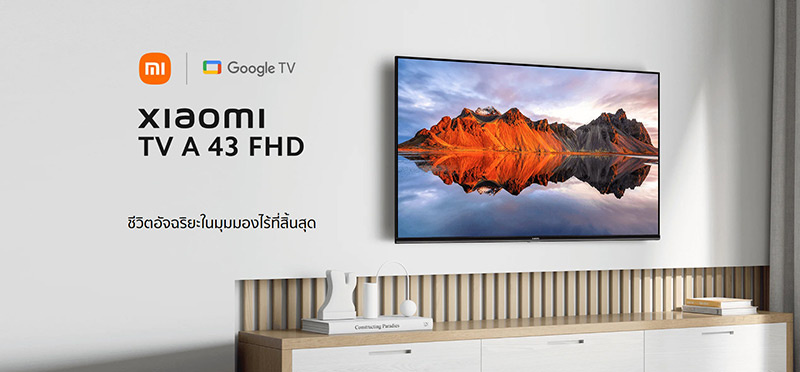 Xiaomi ทีวี 43 นิ้ว 4K Smart TV รุ่น XMI-L43M8-P2SEA