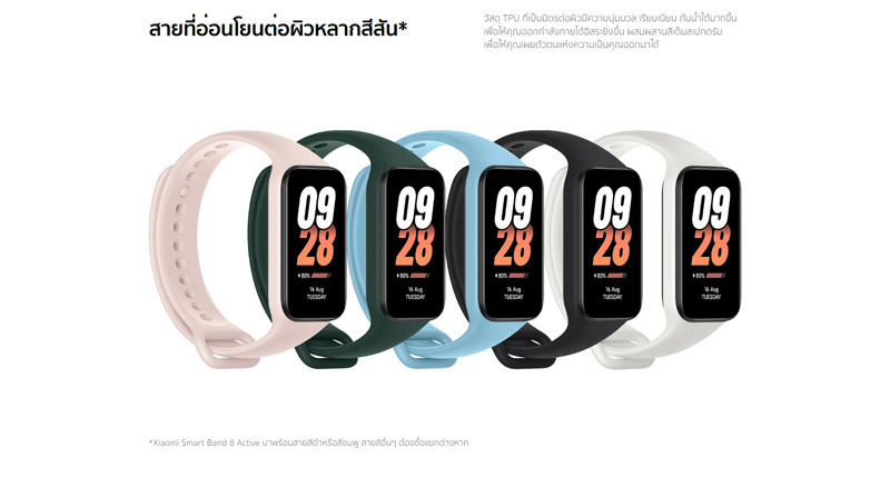 Xiaomi นาฬิกาอัจฉริยะ รุ่น Watch 8 Active