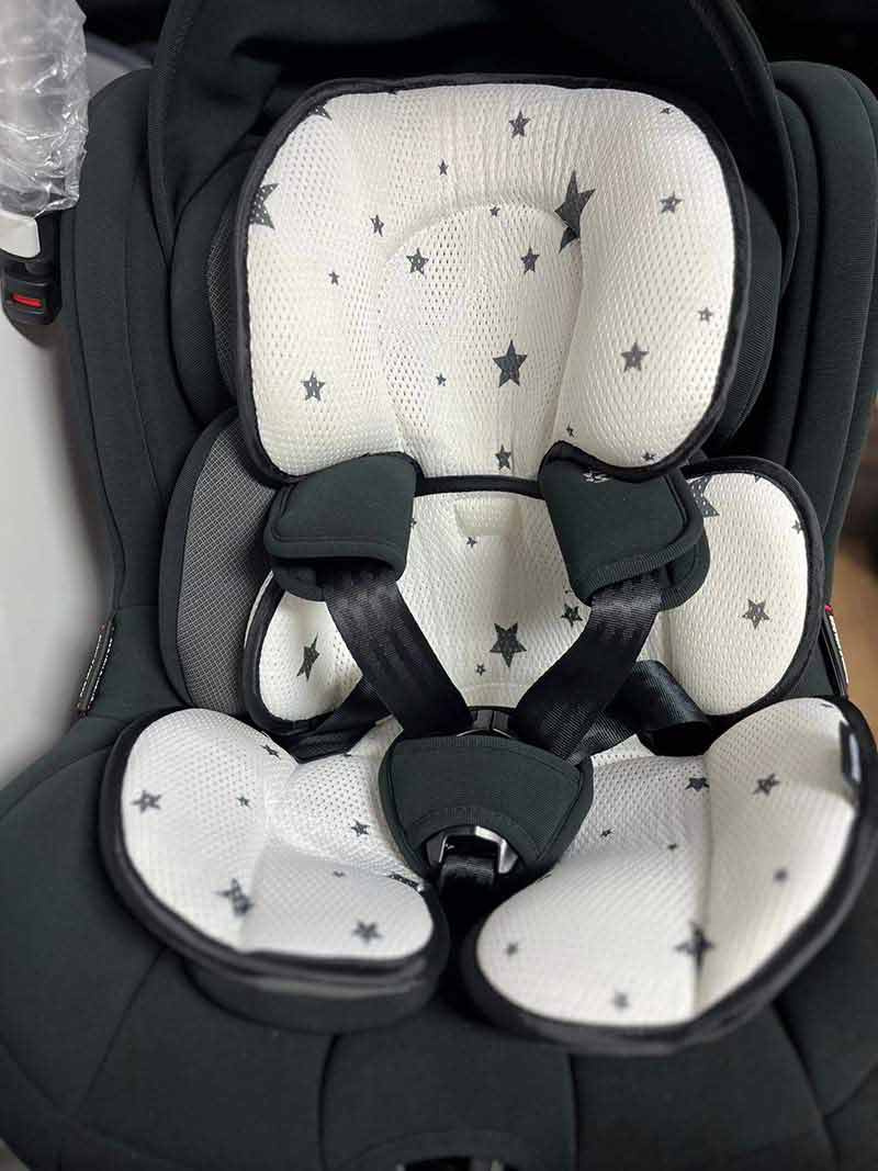 Keenz 3D Air Mesh Seat Liner เบาะรองรถเข็น สี White