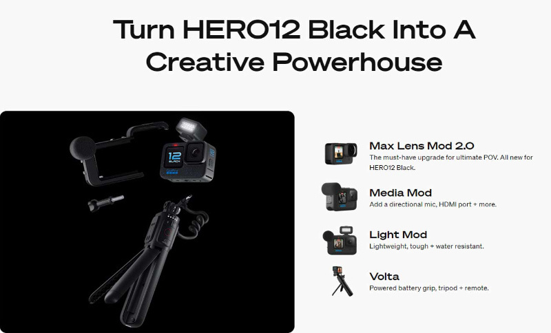 GoPro กล้อง Action รุ่น Hero 12 Black