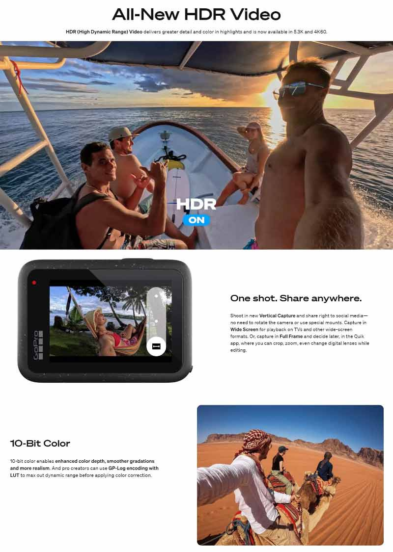 GoPro กล้อง Action รุ่น Hero 12 Creator Edition