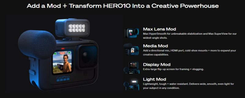 GoPro กล้อง Action รุ่น Hero 10 Black New