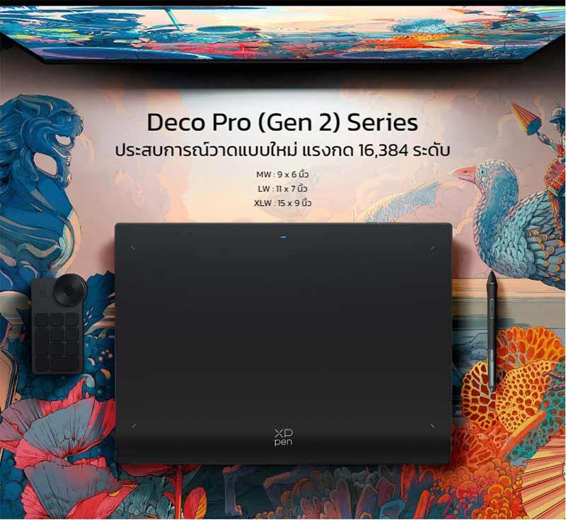 XP-Pen เมาส์ปากกา Deco Pro Gen 2 MW