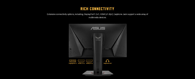 Asus จอคอมพิวเตอร์เกม 24.5 นิ้ว TUF Gaming VG259QR